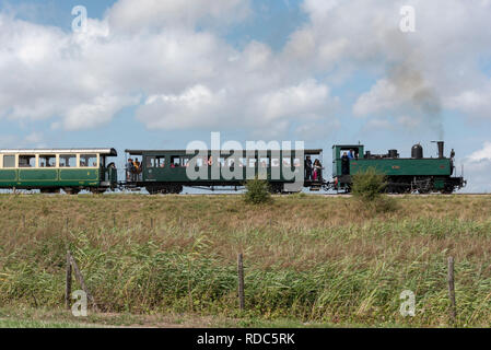 Die Chemin de fer oder Dampfzug der Baie de la Somme Stockfoto