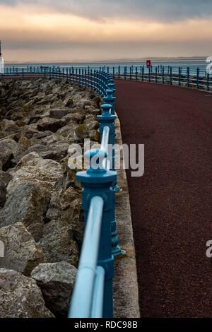 Morecambe Bay Pier Stockfoto