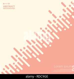 Zusammenfassung von lebende Koralle Farbe Streifen Linien für business presentation Hintergrund, Illustration Vector EPS 10. Stock Vektor