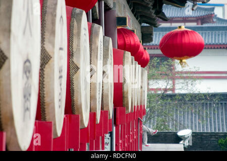 Drum Tower Xian chaina Stockfoto