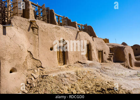 Nashtifan Windmühlen, Khaf, Iran. Die Ältesten operativen Windmühlen in der Welt. Stockfoto