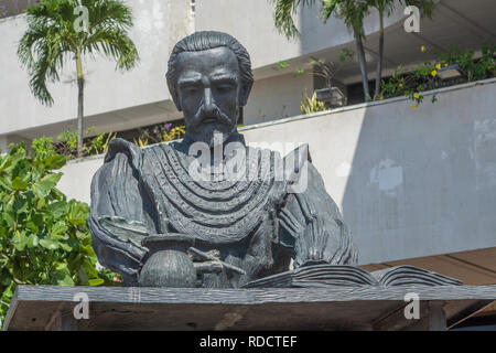 Kolumbien, Cartagena, Cervantes Plaza Stockfoto