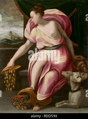 Proserpina. Museum: Galleria Giorgio Franchetti alla Ca' d'Oro, Venezia. Autor: MACCHIETTI, GIROLAMO. Stockfoto