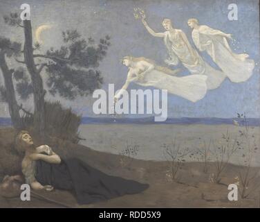 Le Rêve (Der Traum). Museum: Musée d'Orsay, Paris. Autor: Pierre Puvis de Chavannes, Cécil. Stockfoto