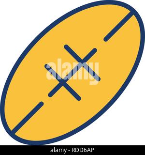 Rugby Zeichen Symbol Vektor Illustration für den privaten und gewerblichen Gebrauch... Reinigen Sie trendige Symbol... Stock Vektor