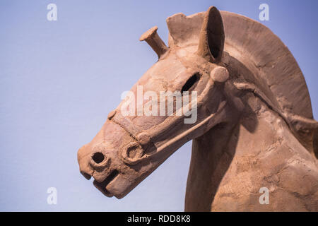 Pferd Statue Kopf Stockfoto