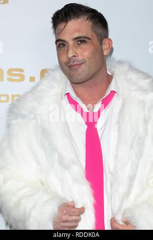 Nach film Schauspieler Lance Hart besucht die XBIZ Awards im Hotel Westin Bonaventure in Los Angeles, USA, am 17. Januar 2019. | Verwendung weltweit Stockfoto