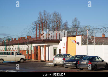 Danzig, Polen vom 18. Januar 2019. Gefängnis Gdansk-Przerobka Ort, wo Täter des Angriffs auf die Bürgermeister von Danzig Piotr Ottar Stefan W. Credit: Slawomir Kowalewski/Alamy Leben Nachrichten befindet. Stockfoto