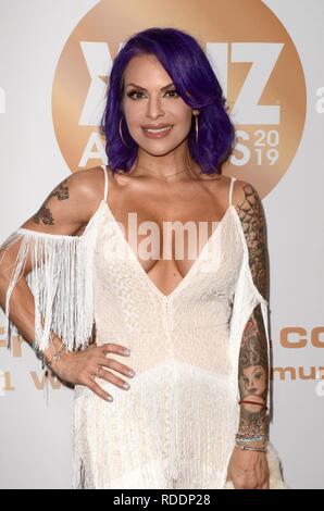 Los Angeles, CA, USA. 17 Jan, 2019. Foxxy in der Ankunftshalle für XBIZ Awards 2019, Westin Bonaventure Hotel, Los Angeles, CA 17. Januar 2019. Credit: Priscilla Grant/Everett Collection/Alamy leben Nachrichten Stockfoto