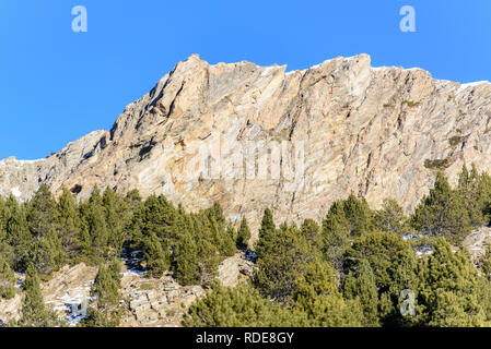 Grandvalira, Andorra: 2019 Januar 15: Skistation Grandvalira von Canillo, Andorra. Stockfoto