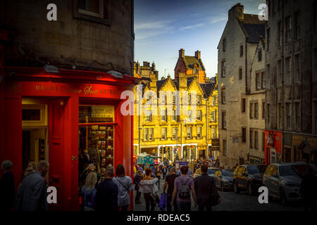 Europa, Großbritannien, Schottland, Edinburgh, Victoria Street Stockfoto