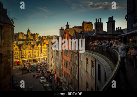 Europa, Großbritannien, Schottland, Edinburgh, Victoria Street Stockfoto