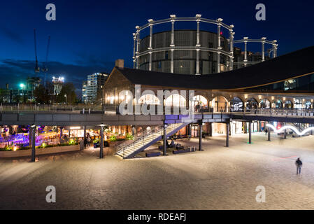 Kohle Tropfen Yard, Kings Cross, London, UK Stockfoto