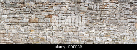 Alten grauen Natursteinmauer Stockfoto