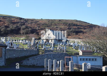 Winter Sonne, Llandudno, North Wales UK Stockfoto