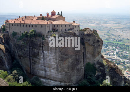 St. Stephen's Kloster, Meteora, Griechenland Stockfoto