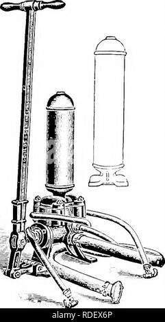 . Minnesota Pflanzenkrankheiten. Pflanzenkrankheiten. 220 Minnesota Pflanzenkrankheiten. Im stehen." [Mass. Bull. Nr. 80, 1902.] Nur die Klare blaue Flüssigkeit sollte verwendet werden. Diese Lösung wird nur empfohlen, wenn die Färbung der Blätter und Früchte von Bordeaux unzulässig ist z. B. in Obst Reife nähern und auf Grün - Haus pflanzen. Es hat Recom wurde empfohlen für Pilz Parasiten als die pulverförmigen Mehltau, die eine auffällige und oberflächliche Myzel besitzen. Eine Lösung von Kupfer Karbonat (ein Pfund bis 40 Gallonen Wasser) ohne Ammoniak hat auch Recom wurde empfohlen für Obst Rots. Kupfer Acetat Stockfoto