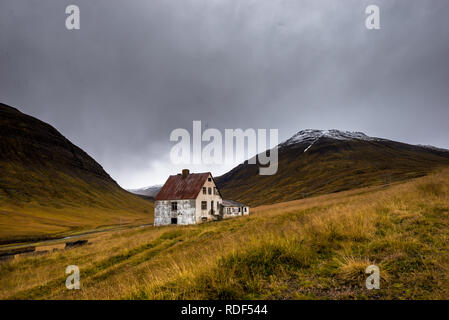 Verlassenes Haus in Nordisland Stockfoto