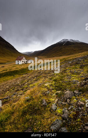 Verlassenes Haus in Nordisland Stockfoto