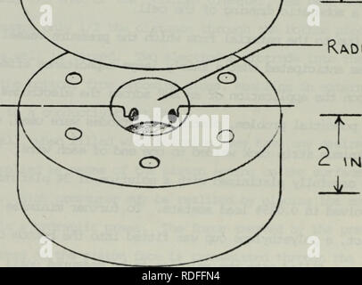 . Die Wirkung von Druck auf die ionische Leitfähigkeit durch die oberen 2000 m der Wassersäule des Ozeans.. Ozeanographie. 8 m. Radius = 4 • *&lt; Abbildung 1. Druckbehälter Arrangement 18. Bitte beachten Sie, dass diese Bilder sind von der gescannten Seite Bilder, die digital für die Lesbarkeit verbessert haben mögen - Färbung und Aussehen dieser Abbildungen können nicht perfekt dem Original ähneln. extrahiert. Mays, Michael Everett. Monterey, Kalifornien: US Naval Postgraduate School Stockfoto