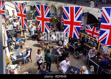 Restaurants im Covent Garden in London, England Vereinigtes Königreich Großbritannien Stockfoto