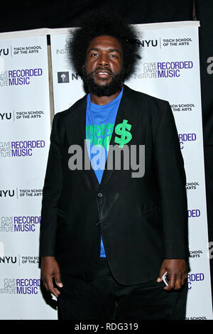 NEW YORK, NY - 26. SEPTEMBER: Questlove besucht die Clive Davis Institut für Musik 10. Jahrestag Partei am Galgen Grün am McKittrick Hotel am 26. September 2013 in New York City. (Foto von Steve Mack/S.D. Mack Bilder) Stockfoto