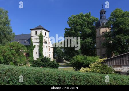 Kloster Maria Bildhausen Abtei in Muennerstadt, Landkreis Bad Kissingen, Unterfranken, Bayern Stockfoto