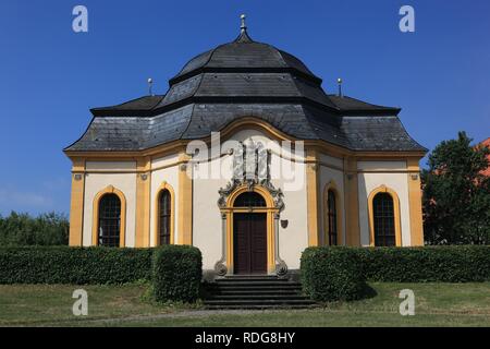 Gartensalett Pavillon von Abt Bonifatius Gessner, Kloster Maria Bildhausen Abtei in Muennerstadt Stockfoto