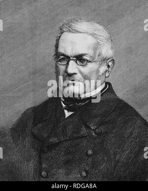 Louis Adolphe Thiers, 1797 - 1877, französischer Politiker und Historiker, 1550 Kriegschronik 1870-1871, Illustrierte Krieg Stockfoto