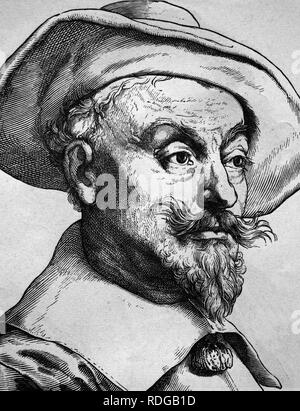 Albrecht Wenzel Eusebius von Wallenstein, Herzog von Friedland, Feldmarschall im Dreißigjährigen Krieg, 1583-1634 Stockfoto