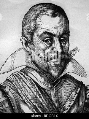 Johann Tserclaes Graf von Tilly, Kommandant der Katholischen Liga im Dreißigjährigen Krieg, 1559 - 1632 Stockfoto