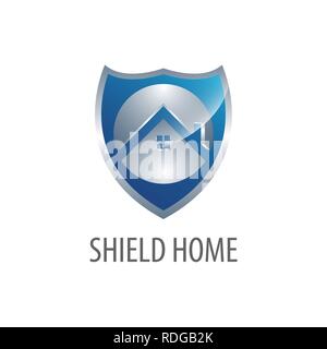 Schild Home Immobilien logo Konzept Design. Symbol grafische Vorlage element Vektor Stock Vektor