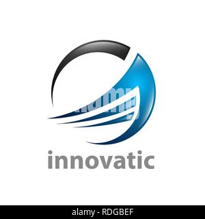 Abstrakte Kreis innovatic logo Konzept Design. Symbol grafische Vorlage element Vektor Stock Vektor