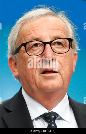 Jean-Claude Juncker - * 09.12.1954: Die luxemburgische Politiker, Präsident der Europäischen Kommission seit 2014, Premierminister von Luxemburg 1995 bis 201 Stockfoto