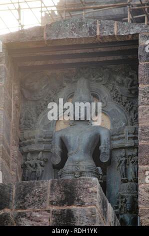 Statue des Sonnengottes bei Sun Tempel, Konark. Stockfoto