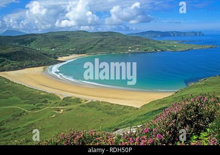 Strand in der Nähe von Melmore Kopf, County Donegal, Irland, Europa Stockfoto