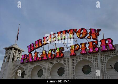 Pier von Brighton, Brighton, East Sussex, England. Stockfoto