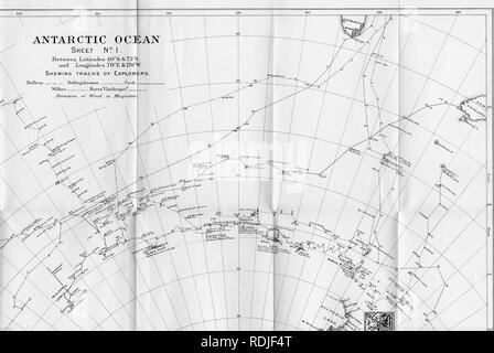 . Der Antarktis Handbuch für die Nutzung der Expedition von 1901. Wissenschaftliche Expeditionen; Naturgeschichte; Geophysik. . Bitte beachten Sie, dass diese Bilder sind von der gescannten Seite Bilder, die digital für die Lesbarkeit verbessert haben mögen - Färbung und Aussehen dieser Abbildungen können nicht perfekt dem Original ähneln. extrahiert. Royal Geographical Society (Großbritannien); Murray, George, 1831 -. London: Royal Geographical Society Stockfoto