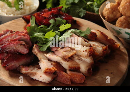 Hong Kong Braten Essen Stockfoto