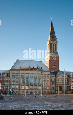 Kiel, Deutschland - 18. Januar 2019: Rathaus der Stadt Kiel Stockfoto