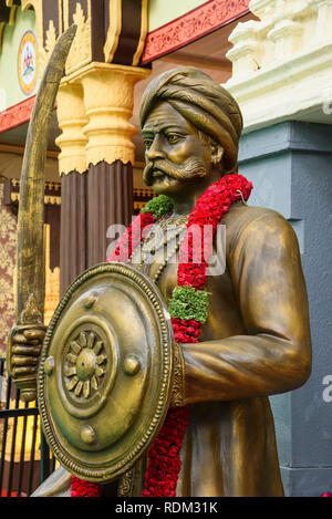 Statue in Lalbagh Botanical Gardens, Banaglore, Bangalore, Karnataka, Indien Stockfoto