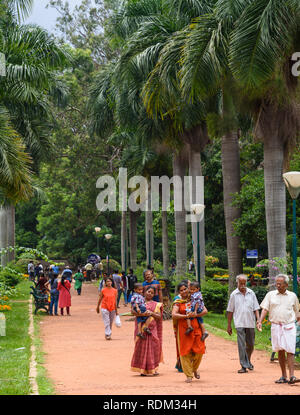 Lalbagh Botanical Gardens, Banaglore, Bangalore, Karnataka, Indien Stockfoto