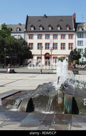 Haus Metternich in der Altstadt von Koblenz am Florinsmarkt, Koblenz, Rheinland-Pfalz, Deutschland ich Haus Metternich in der Altstadt von Koblenz bin F Stockfoto