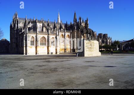 Das Kloster von Batalha, Batalha, Portugal Stockfoto