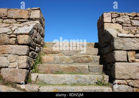 Steinerne Treppen, Himmel, Treppe in den Himmel Stockfoto