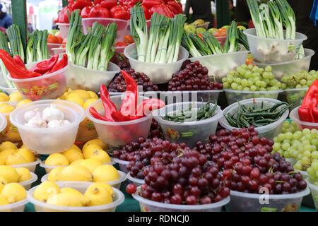 Obst und Gemüse Markt Stockfoto