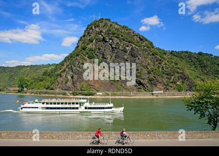 Loreley am Rhein, Rheinland-Pfalz Stockfoto