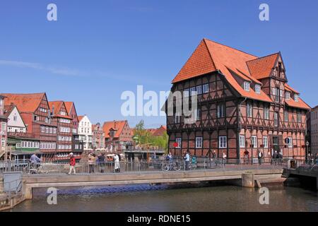 Am Stintmarkt, Luener Mühle, Lüneburg, Niedersachsen, Deutschland Stockfoto