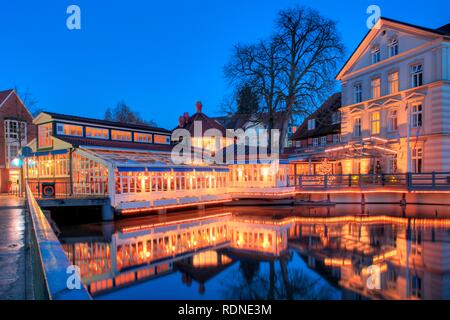 Hotel Bergstroem, wie die Drei Könige Hotel bekannt in der Telenovela rote Rosen, Lüneburg, Niedersachsen Stockfoto