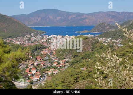 Icmeler in der Nähe von Marmaris, Türkische Ägäis, Türkei, Asien Stockfoto